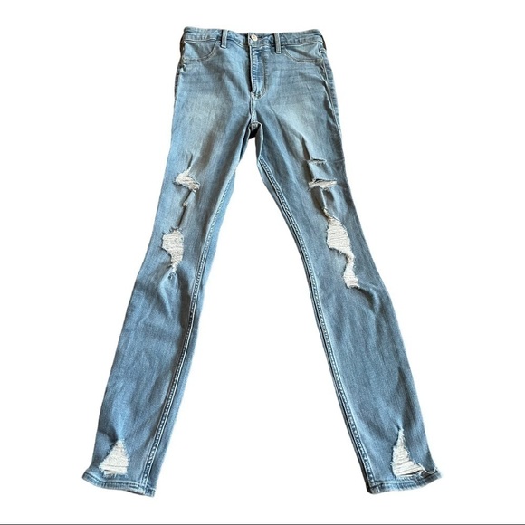 HOLLISTER ULTRA HIGH-RISE JEAN LEGGING 5-R - Picture 2 of 8